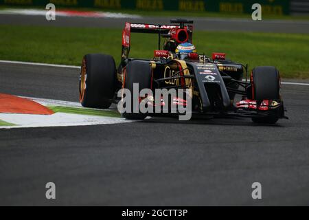 Charles Pic (FRA) Lotus F1 E22 Dritter Fahrer. Großer Preis von Italien, Freitag, 5. September 2014. Monza Italien. Stockfoto