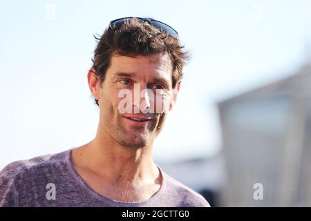 Mark Webber (AUS) Porsche Team WEC Fahrer. Großer Preis von Italien, Samstag, 6. September 2014. Monza Italien. Stockfoto