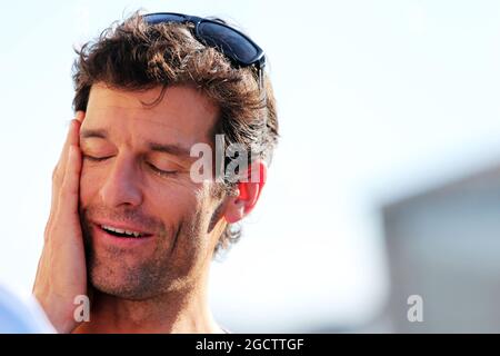 Mark Webber (AUS) Porsche Team WEC Fahrer. Großer Preis von Italien, Samstag, 6. September 2014. Monza Italien. Stockfoto