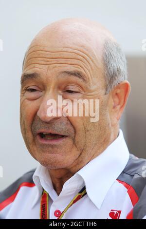 Peter sauber (SUI) sauber Präsident des Verwaltungsrats. Großer Preis von Italien, Sonntag, 7. September 2014. Monza Italien. Stockfoto