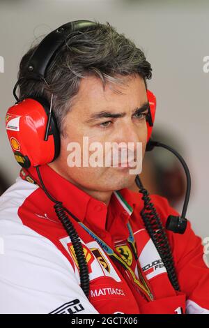 Marco Mattiacci (ITA) Ferrari Teamchef. Großer Preis von Japan, Samstag, 4. Oktober 2014. Suzuka, Japan. Stockfoto