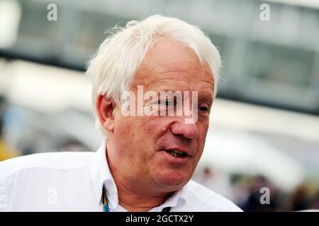 Charlie Whiting (GBR) FIA-Delegierter. Großer Preis von Japan, Samstag, 4. Oktober 2014. Suzuka, Japan. Stockfoto