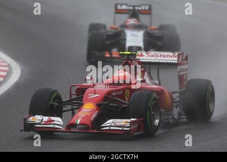 Kimi Räikkönen (FIN) Ferrari F14-T. Großer Preis von Japan, Sonntag, 5. Oktober 2014. Suzuka, Japan. Stockfoto