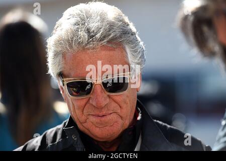 Mario Andretti (USA) Circuit of the Americas' Official Ambassador. Großer Preis der Vereinigten Staaten, Samstag, 1. November 2014. Circuit of the Americas, Austin, Texas, USA. Stockfoto