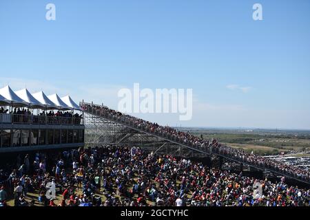 Lüfter. Großer Preis der Vereinigten Staaten, Samstag, 1. November 2014. Circuit of the Americas, Austin, Texas, USA. Stockfoto