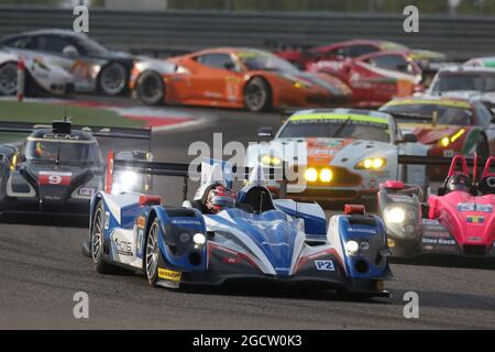 Matthew Howson (GBR) / Richard Bradley (GBR) / Alexandre Imperatori (SUI) #47 KCMG Oreca 03 Nissan. FIA-Langstrecken-Weltmeisterschaft, Runde 7, Samstag, 15. November 2014. Sakhir, Bahrain. Stockfoto