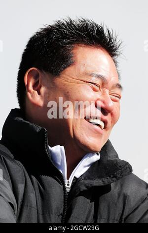 Yasuhisa Arai (JPN) Honda Motorsport Chief Officer. Formel-1-Tests, erster Tag, Sonntag, 1. Februar 2015. Jerez, Spanien. Stockfoto