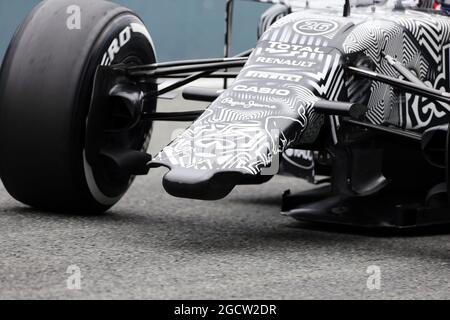 Daniil Kvyat (RUS) Red Bull Racing RB11 läuft ohne Frontflügel. Formel-1-Tests, Tag zwei, Montag, 2. Februar 2015. Jerez, Spanien. Stockfoto