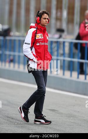 Esteban Gutierrez (MEX) Ferrari Test- und Reservefahrer. Formel-1-Tests, Tag zwei, Montag, 2. Februar 2015. Jerez, Spanien. Stockfoto