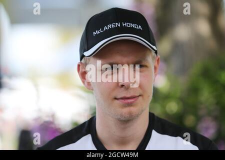 Kevin Magnussen (DEN) McLaren. Großer Preis von Australien, Donnerstag, 12. März 2015. Albert Park, Melbourne, Australien. Stockfoto