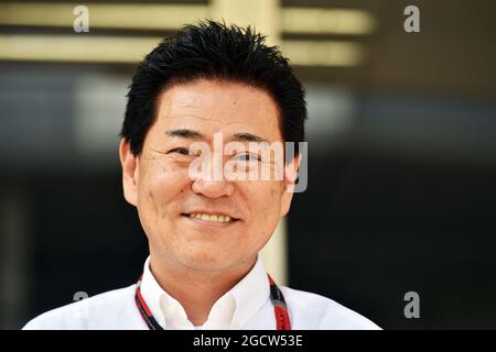 Yasuhisa Arai (JPN) Honda Motorsport Chief Officer. Großer Preis von Malaysia, Donnerstag, 26. März 2015. Sepang, Kuala Lumpur, Malaysia. Stockfoto