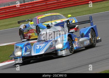 Matthew Howson (GBR) / Richard Bradley (GBR) / Nick Tandy (GBR) #47 KCMG Orica 05 Nissan. FIA-Langstrecken-Weltmeisterschaft, Runde 1, Freitag, 10. April 2015. Silverstone, England. Stockfoto