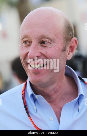 Donald Mackenzie (GBR) CVC Capital Partners Managing Partner, Co Head of Global Investments. Großer Preis von Bahrain, Samstag, 18. April 2015. Sakhir, Bahrain. Stockfoto