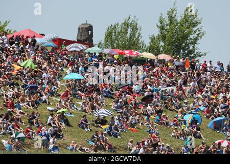 Lüfter. Großer Preis von Spanien, Samstag, 9. Mai 2015. Barcelona, Spanien. Stockfoto