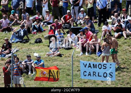 Lüfter. Großer Preis von Spanien, Samstag, 9. Mai 2015. Barcelona, Spanien. Stockfoto