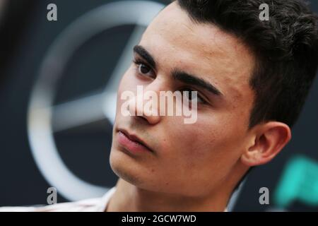 Pascal Wehrlein (GER) Mercedes AMG F1 Reservefahrer. Formula One Testing, Mittwoch, 13. Mai 2015. Barcelona, Spanien. Stockfoto