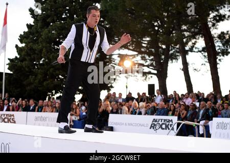 John Newman (GBR) Sänger bei der Amber Lounge Fashion Show. Großer Preis von Monaco, Freitag, 22. Mai 2015. Monte Carlo, Monaco. Stockfoto