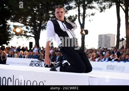 John Newman (GBR) Sänger bei der Amber Lounge Fashion Show. Großer Preis von Monaco, Freitag, 22. Mai 2015. Monte Carlo, Monaco. Stockfoto