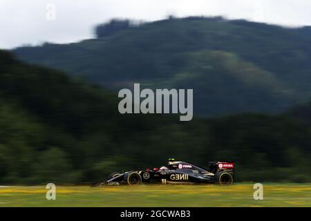 Pastor Maldonado (EHRW.) Lotus F1 E23. Großer Preis von Österreich, Freitag, 19. Juni 2015. Spielberg, Österreich. Stockfoto