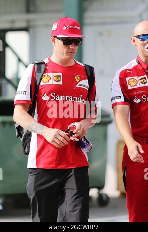 Kimi Räikkönen (FIN) Ferrari. Großer Preis von Ungarn, Freitag, 24. Juli 2015. Budapest, Ungarn. Stockfoto