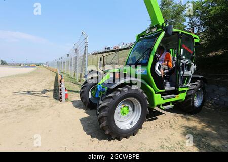 Fahrzeug zur Rückgewinnung des Stromkreises. Großer Preis von Ungarn, Freitag, 24. Juli 2015. Budapest, Ungarn. Stockfoto