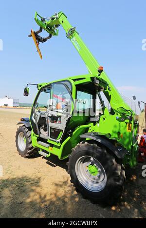 Fahrzeug zur Rückgewinnung des Stromkreises. Großer Preis von Ungarn, Freitag, 24. Juli 2015. Budapest, Ungarn. Stockfoto