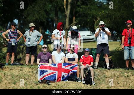 Lüfter. Großer Preis von Ungarn, Freitag, 24. Juli 2015. Budapest, Ungarn. Stockfoto