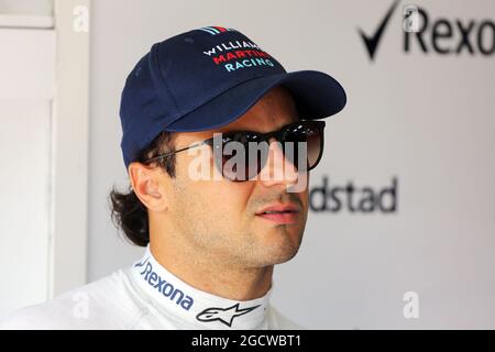 Der BH von William, Großer Preis von Ungarn, Freitag, 24. Juli 2015. Budapest, Ungarn. Stockfoto