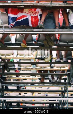 Lüfter. Großer Preis von Ungarn, Samstag, 25. Juli 2015. Budapest, Ungarn. Stockfoto