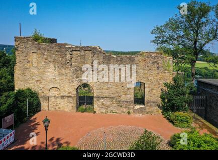 Wetter an der Ruhr, Nordrhein-Westfalen, Deutschland - Schloss Wetter in der historischen Altstadt von Wetter an der Ruhr. Stockfoto