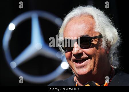 Flavio Briatore (ITA). Großer Preis von Italien, Sonntag, 6. September 2015. Monza Italien. Stockfoto