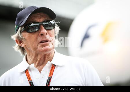 Jackie Stewart (GBR). Großer Preis von Singapur, Donnerstag, 17. September 2015. Marina Bay Street Circuit, Singapur. Stockfoto