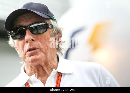 Jackie Stewart (GBR). Großer Preis von Singapur, Donnerstag, 17. September 2015. Marina Bay Street Circuit, Singapur. Stockfoto