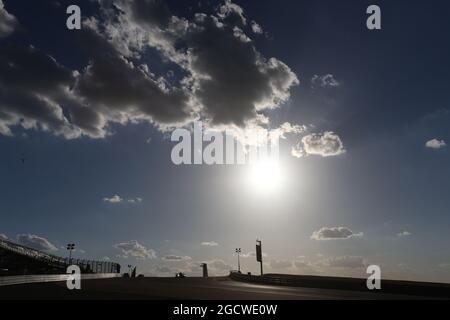 Szenische Action bei wenig Licht. FIA-Langstrecken-Weltmeisterschaft, Rd 5, 6 Stunden Rennstrecke der Amerikas. Freitag, 18. September 2015. Austin, Texas, USA. Stockfoto