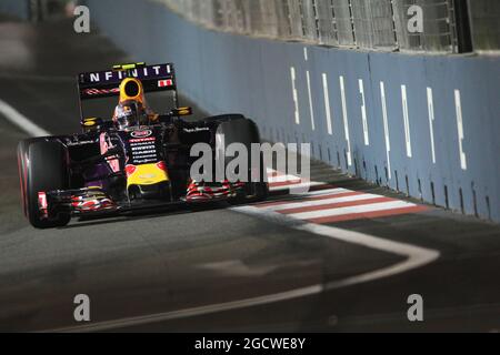 Daniil Kvyat (RUS) Red Bull Racing RB11. Großer Preis von Singapur, Sonntag, 20. September 2015. Marina Bay Street Circuit, Singapur. Stockfoto