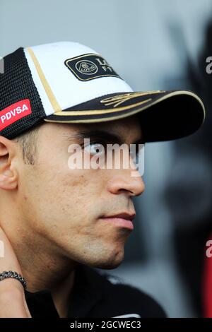 Pastor Maldonado (EHRW.) Lotus F1 Team. Großer Preis von Japan, Donnerstag, 24. September 2015. Suzuka, Japan. Stockfoto