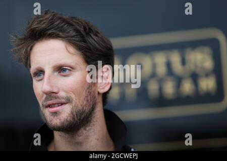 Romain Grosjean (FRA) Lotus F1 Team. Großer Preis von Japan, Samstag, 26. September 2015. Suzuka, Japan. Stockfoto