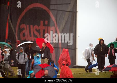 Lüfter. Großer Preis der Vereinigten Staaten, Sonntag, 25. November 2015. Circuit of the Americas, Austin, Texas, USA. Stockfoto