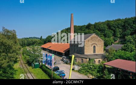 Witten, Nordrhein-Westfalen, Deutschland - LWL Industriemuseum Nachtigall und Dükelberg Ziegelei im Muttental am Ruhrgebiet Stockfoto