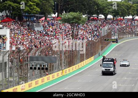 Die Fahrer Parade. Großer Preis von Brasilien, Sonntag, 15. November 2015. Sao Paulo, Brasilien. Stockfoto