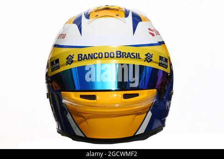 Der Helm des Marcus Ericsson (SWE) sauber F1 Teams. Großer Preis von Australien, Donnerstag, 17. März 2016. Albert Park, Melbourne, Australien. Stockfoto