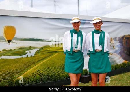 Rolex Mädchen. Großer Preis von Australien, Samstag, 19. März 2016. Albert Park, Melbourne, Australien. Stockfoto