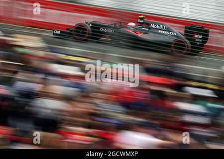 Jenson-Taste (GBR) McLaren MP4-31. Großer Preis von Australien, Samstag, 19. März 2016. Albert Park, Melbourne, Australien. Stockfoto