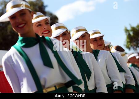 Rolex Mädchen. Großer Preis von Australien, Sonntag, 20. März 2016. Albert Park, Melbourne, Australien. Stockfoto