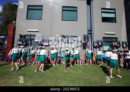 Grid-Mädchen. Großer Preis von Australien, Sonntag, 20. März 2016. Albert Park, Melbourne, Australien. Stockfoto