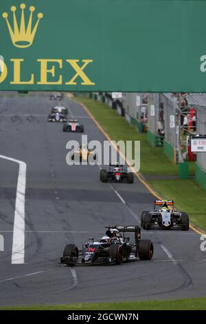 Fernando Alonso (ESP) McLaren MP4-31. Großer Preis von Australien, Sonntag, 20. März 2016. Albert Park, Melbourne, Australien. Stockfoto