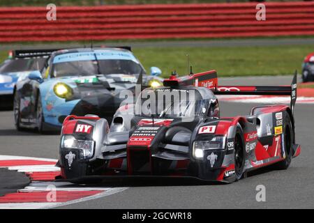 Marcel Fassler (SUI) / Andre Lotterer (GER) / Benoit Treluyer (FRA) #07 Audi Sport Team Joest Audi R18. FIA-Langstrecken-Weltmeisterschaft, Runde 1, Sunsay 17. April 2016. Silverstone, England. Stockfoto