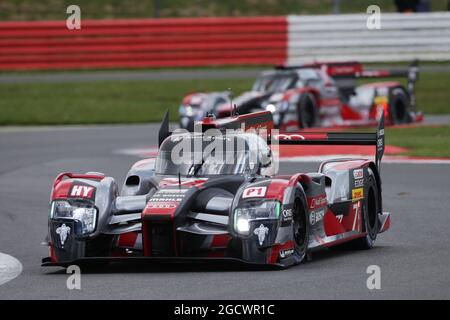 Marcel Fassler (SUI) / Andre Lotterer (GER) / Benoit Treluyer (FRA) #07 Audi Sport Team Joest Audi R18. FIA-Langstrecken-Weltmeisterschaft, Runde 1, Sunsay 17. April 2016. Silverstone, England. Stockfoto