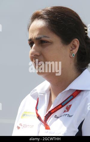 Monisha Kaltenborn (AUT) sauber Teamleiterin. Großer Preis von Spanien, Sonntag, 17. Mai 2016. Barcelona, Spanien. Stockfoto