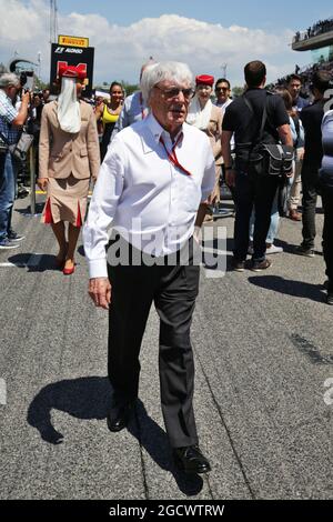 Bernie Ecclestone (GBR) am Start. Großer Preis von Spanien, Sonntag, 17. Mai 2016. Barcelona, Spanien. Stockfoto
